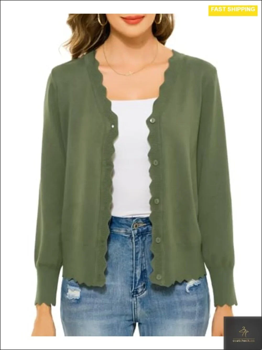 Lightweight V-Neck Open Front Cardigan Sweater Knit Shrug S-2XL